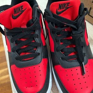 Nike Kids Black and Red Sneakers